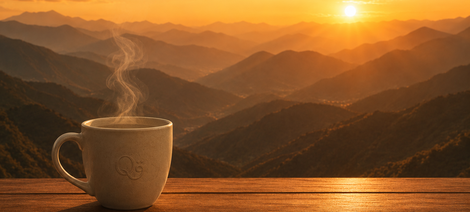 Qahwat Qaf coffee house background