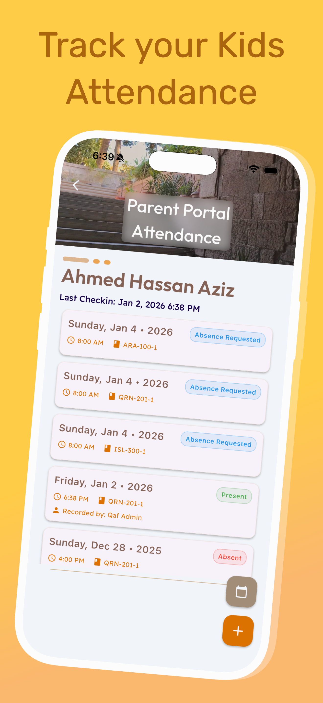 Track Your Kids Attendance